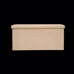 Modern <b>Stool</b> Living Room Furniture <b>Storage</b> Box Fabric Stainless Steel Bamboo Highest Quality Sample Available <b>Stools</b> Counter - Product Image 1
