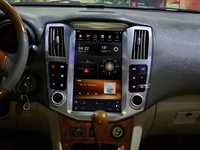 Autoradio Android pour lecteur DVD, navigation GPS, radio, vidéo, musique pour Toyota Harrier Lexus RX400 RX300 2004-2007, écran Tesla