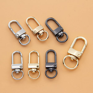 Small <b>Door</b> Latch Zinc Alloy <b>Spring</b> Buckle U Shaped Keychain Bag Hook DIY Hardware Accessory Durable - Product Image 1