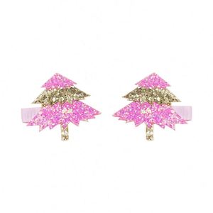 20817 YOKIKIDS Barrette à cheveux Noël style doux avec nœud et motif bois de cerf, pince BB avec sequins en cristal de 10 cm, accessoire de coiffure pour filles - Product Image 6