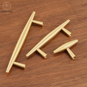 Chenlang đồ nội thất thanh lịch xử lý rắn brass đồ nội thất phần cứng cửa tủ xử lý kéo cho nhà bếp ngăn kéo tủ quần áo - Product Image 4