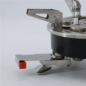 Réchaud <span class=keywords><strong>de</strong></span> camping portable léger à <span class=keywords><strong>gaz</strong></span> <span class=keywords><strong>butane</strong></span>, allumage manuel, conception séparée, pique-nique, barbecue, acier inoxydable, aluminium - Product Image 4