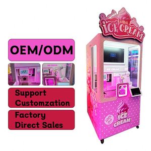 Automatic Ice Cream Vending <b>Machine</b> Smart Frozen Dessert Maker With Touch Screen for Shopping Mall <b>Amusement</b> Park - Product Image 5
