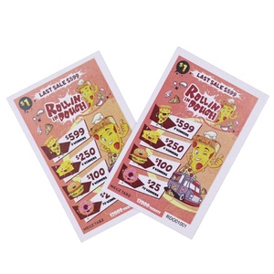 Venta Directa de Fábrica - Boletos de Lotería con Sistema de Desgaste Personalizados de Diseño Innovador - Alta Calidad y Rentabilidad - Product Image 3