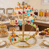 XINGPAI – centre de table de banquet de mariage, tasse de service buffet présentoir de nourriture, support de boissons de cocktail en acier inoxydable