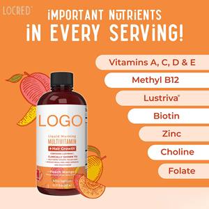 Vente en gros OEM Multivitamine liquide pour la croissance des cheveux Formule Premium Santé de la peau Complément alimentaire liquide pour la croissance des cheveux pour les femmes - Product Image 4