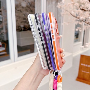 เคสแม่เหล็กลายไล่สีพร้อมเชือกห้อยสำหรับ Redmi Note 15 Pro+ 5G, 13, 14 Pro 4G ฝาครอบมีสายคล้องข้อมือกันลื่นรองรับการชาร์จไร้สาย - Product Image 4