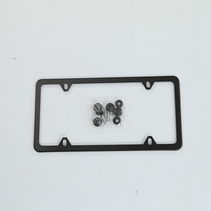 Nhôm chuyên nghiệp Euro tấm giấy phép khung chống uốn giấy phép Mỹ tấm khung cài đặt tấm giấy phép số khung - Product Image 4