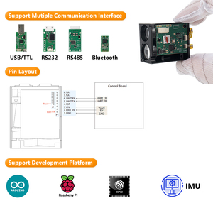 PTFS 400m 반사형 광전 레이저 센서 TTL 비행시간 센서 OEM 레이저 거리측정 모듈 - Product Image 3