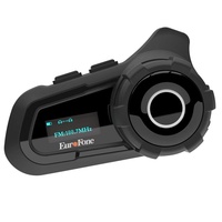 Nouveau casque de moto étanche avec interphone, suppression du bruit, radio FM, écran LED HD, pour 6 à 8 personnes, transfrontalier