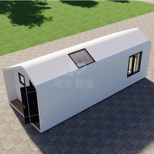Casa Rodante con Estructura de Acero, Diseño Moderno, Material de Acero Ligero, Uso como Oficina para Campamentos - Product Image 1