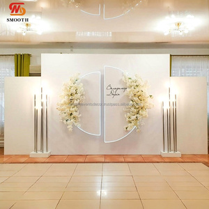 SMOOTH Factory Direct 3D White Led PVC <b>Backdrop</b> <b>Stand</b> Stage Rectangle <b>Backdrop</b> For Outdoor Indoor Decoration - Product Image 2