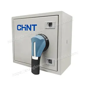 High Quality Change over Switch 4P 100A CHINT Dual Power Transfer Switch Handle Transfer ATS Generator Transfer Switch With Box