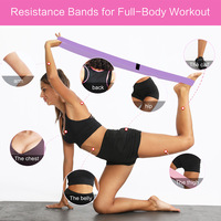 Bandes de Résistance en Tissu Personnalisables avec Logo pour Fessiers – Lot de Bandes de Fitness Antidérapantes pour Hanches, Idéales pour l'Entraînement – Vente en Gros