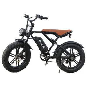 Bicicleta eléctrica de montaña híbrida, personalizada, envío directo