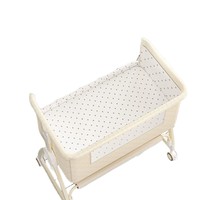 Nouveau Modèle 2025 Lit Bébé Mobile Pliable Multifonctionnel Berceau Convertible Grand Lit Anti-Régurgitation avec Aire de Jeu