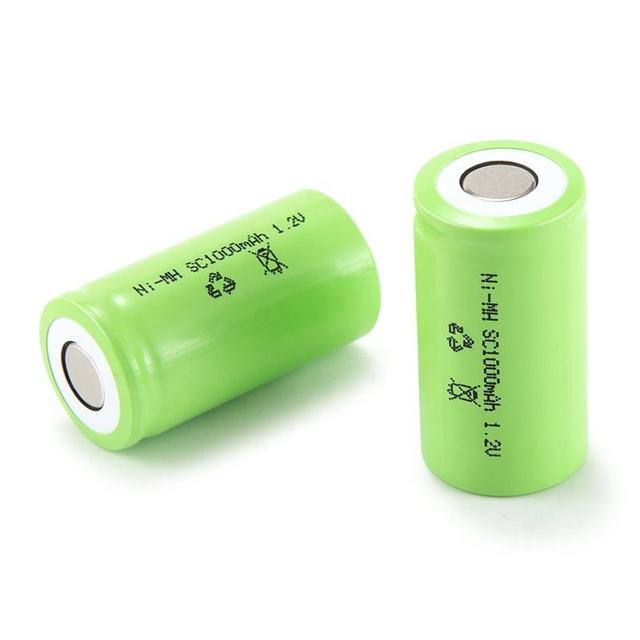 1.2V C D SC Size NiMH Rechargeable Cell 2500-10000mAh High Rate UL2054 Certified Eco-friendly for Electric Consumer Electronics