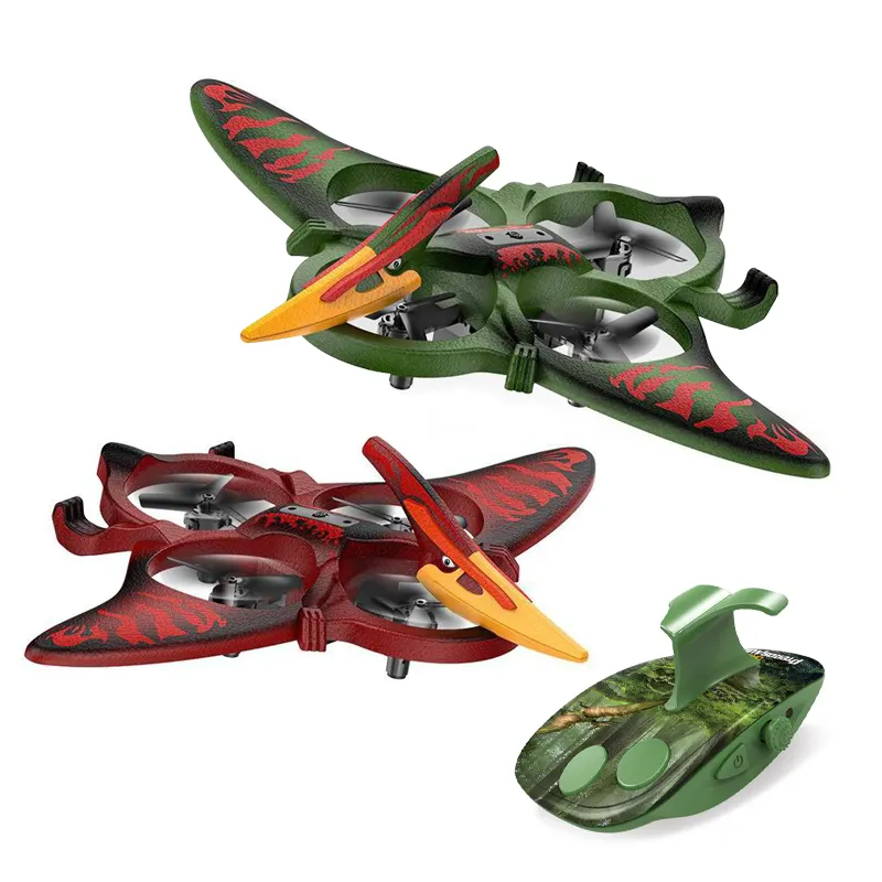 Nieuwste Simulatie Dinosaurus Gebaar Afstandsbediening Quadcopter Drone Kit Voor Kinderen