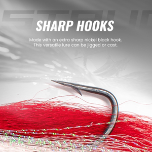 SEASKY 2oz Bucktail Jigs Jig Head Hook para Striper <span class=keywords><strong>Bluefish</strong></span> - Product Image 5