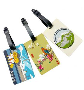 Etiqueta de Equipaje de PVC Suave 3D con Logotipo de Diseño Personalizado, Diseño 2D, Tamaño 105x65mm, Impresión por Transferencia Térmica para Uso Promocional - Product Image 5