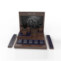 Présentoir de montre personnalisé couleur bois présentoir de montre en bois de luxe