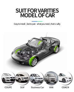 T321 자동차 <span class=keywords><strong>TPMS</strong></span> 타이어 압력 모니터링 시스템 태양광 충전 HD 디지털 LCD 디스플레이 자동 경보 무선 외부 센서 - Product Image 5