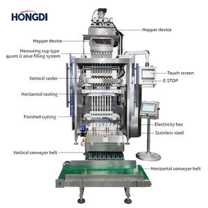 Máquina Automática de Envasado de Polvo con Sellado Trasero de 8 Columnas para Bolsas y Sobres, Alta Precisión, Fácil de Operar, Grado Alimenticio - Product Image 3