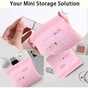 กระเป๋าเครื่องสำอางสำหรับผู้หญิง กระเป๋าเก็บขนมสำหรับเพื่อนที่ดีที่สุด หนัง PU - Product Image 4