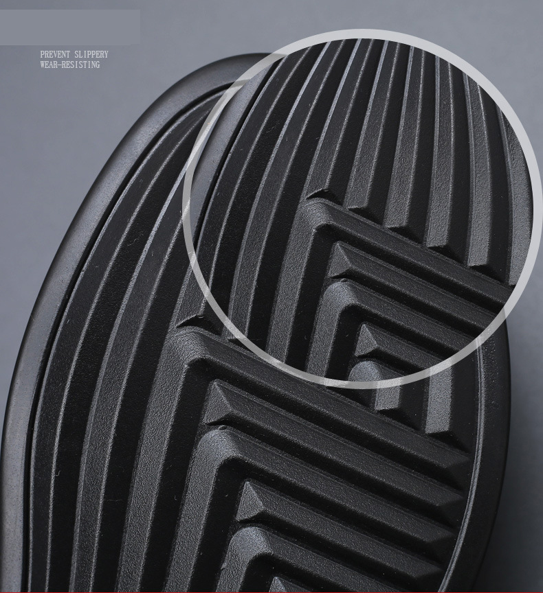 Fashion Men Leather Sandals Shoes High Quality Breathable Beach Sandals Slippers