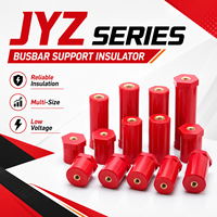 Aislador de Soporte para Barra Colectora Serie JYZ, Rojo, Espaciador Eléctrico de Bajo Voltaje para Panel de Distribución de Equipos de Conexión, Kit de Panel de Energía