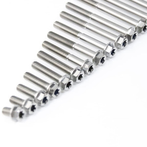 Bu lông Titan chất lượng cao TOBO 2 chiếc M6, đầu lục giác có gờ, bu lông có gờ tùy chỉnh cho xe máy, xe đạp - Product Image 5