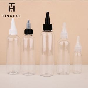30ml 50ml 100ml 120ml 150ml 250ml PET Plastic Squeeze <b>Bottles</b> with Twist Top Cap Empty Pigment Ink Containers with Applicator - Product Image 1