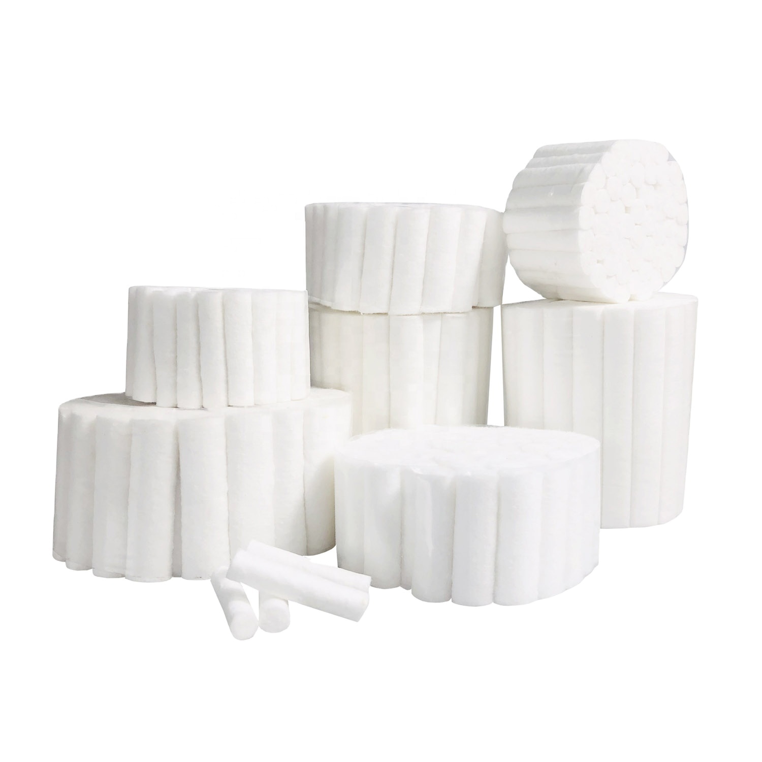 Wholesale Dental Cotton Roll Absorbent Dentist Cotton Rolls For Oral Treatment CE ISO13485 Certified Custom Logo Bulk
