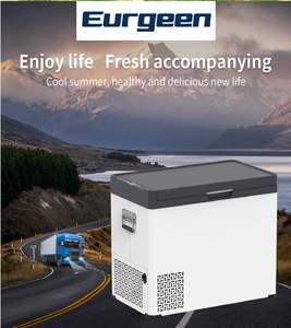 Réfrigérateur congélateur à énergie solaire à deux zones 12V 24V en matériau ABS avec compresseur pour la maison ou les régions éloignées - Product Image 3