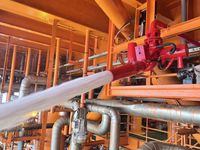 Système automatique d'extinction d'incendie de mousse de moniteur de mousse de lutte contre l'incendie de vente directe d'usine