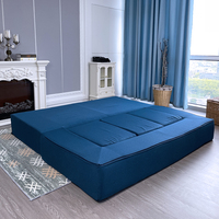 Klappbares Schlafsofa mit Memory-Schaum, Neues Design Luxuriöses Innenmöbel, Langlebiger Komfortabler Abnehmbarer Bezug für Moderne Wohnräume