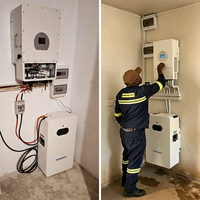 Système de stockage d'énergie solaire Deye SUN-(3-6.6)K-OG03LP1-EU-AM2 avec onduleur hors réseau 3.6kW 6.6kW et batterie LiFePO4 48V 10-20kWh