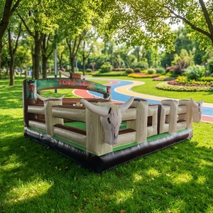 Juego Inflable de Toreo de PVC Comercial para Alquiler, <span class=keywords><strong>Casa</strong></span> Inflable Personalizada para Alquiler en Patios Traseros - Product Image 1