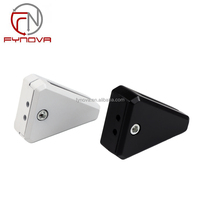 Soporte Ajustable Fynova para Pantalla de Escritorio, Abrazadera de Aleación de Aluminio para Separador de Pantalla, Clip de Vidrio para Escritorio de Oficina, Soporte Triangular para Pantalla