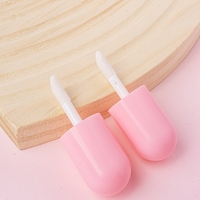 Nouveau Design 2ml Emballage Tube En Plastique Capsule Liquide En Forme De Pilule Unique Brillant À Lèvres Tube Marque Privée Huile À Lèvres Rouge À Lèvres Tube