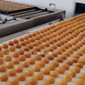 Hoàn toàn tự động cupcake Máy làm bánh hoàn toàn tự động máy lớp bánh dây chuyền sản xuất Madeleine Máy làm bánh - Product Image 4