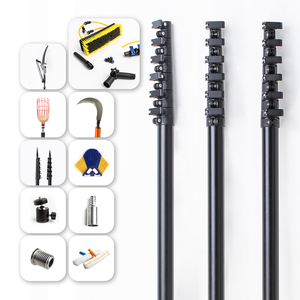 Lightweight High Strength <strong>Carbon</strong> Fiber Telescopic Poler <strong>Extendable</strong> Tubes 40ft 50ft 60ft 70ft <strong>Carbon</strong> Fiber Telescopic Pole - Product Image 1