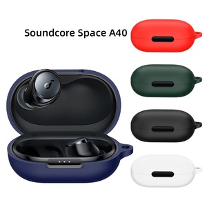 Giá nhà máy Trung Quốc Bảo vệ Chống Sốc Silicone trường hợp đối với ANKER SoundCore a20i p20i r50i A3 P3 R100 không gian A40 với Hooks - Product Image 3