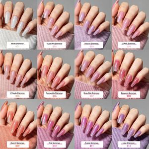 Gel UV de construction rapide et indolore pour extension d'ongles, 12 couleurs scintillantes, 30 ml, gel cristal pour salon de manucure et DIY - Product Image 2