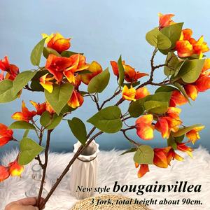 Fleurs de boucellerie artificielles en soie, fausses Branches, pour décoration de mariage - Product Image 4