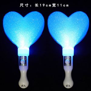 Wholesale Custom <b>Star</b> Shape Mini <b>LED</b> Flashing Baton Bar Concert Cheering Glow Stick Prop - Product Image 2