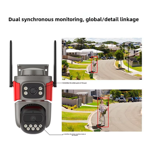 Détecteur <span class=keywords><strong>de</strong></span> fumée intelligent, caméra <span class=keywords><strong>de</strong></span> sécurité, système d'alarme IA, sirène intégrée, lumière, réseau 4G SIM <span class=keywords><strong>WiFi</strong></span>, caméra PTZ CCTV, cloud CMOS - Product Image 2