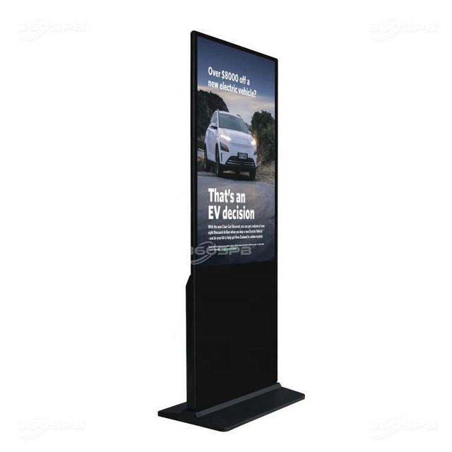 Best Sale Indoor Interactive Display Advertising Screen Digital Signage Floor Standing 49 Inch Touchscreen Elevator Use