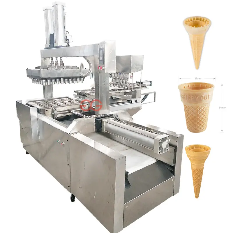 Máquina de fabricación de conos de helado, escala Titan, coste coreano