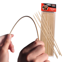 Brochettes de barbecue jetables écologiques et sûres, longues, pour le camping et l'extérieur, compostables, fabriquées en Chine (vente en gros)